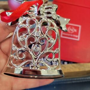 Lenox sparkle and scroll.ornament